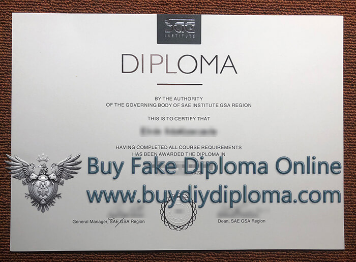 SAE Institute Credentials