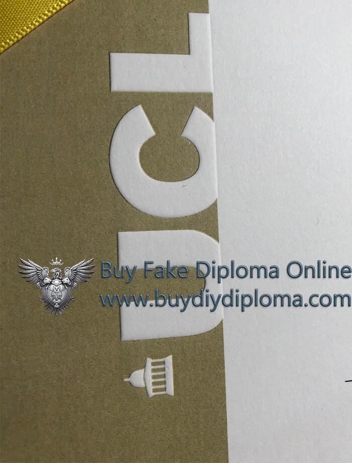 UCL Qualification logo embossed seal