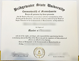 Bridgewater State University Credentials certifiate