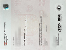 Cambridge Assessment English Delta Module One Credentials