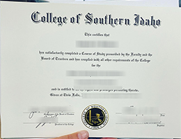 College of Southern Idaho Credentials