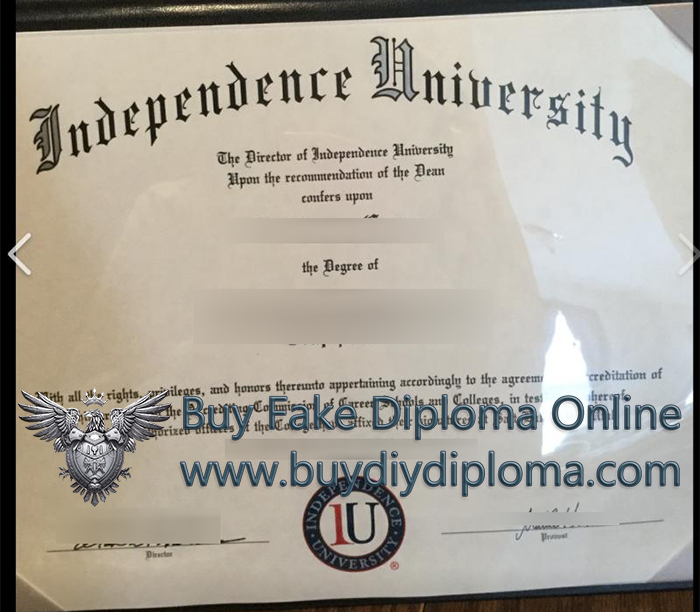 Independence University Qualification, Novelty Credentials Independence University Qualification