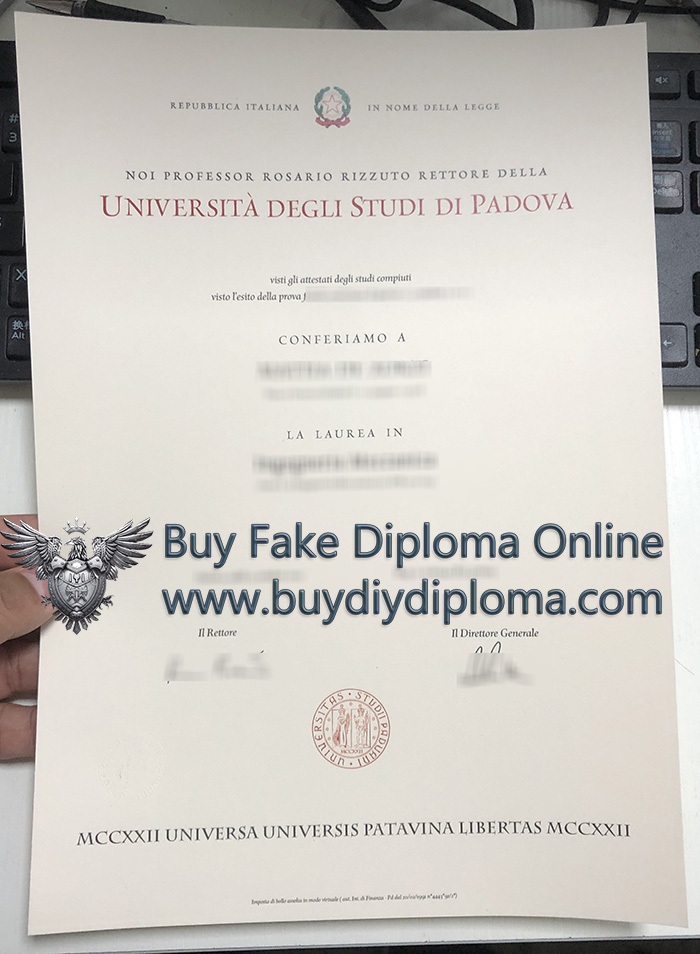 UNIPD Qualification, Novelty Qualification Credentials, UNIPD laurea UNIPD Qualification