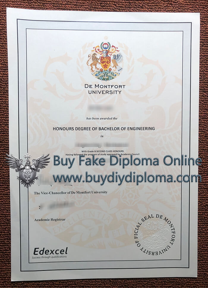 De Montfort University Bachelor of Engineering Qualification