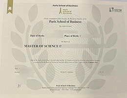 Paris School of Business Credentials