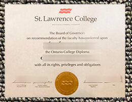 St. Lawrence College Credentials