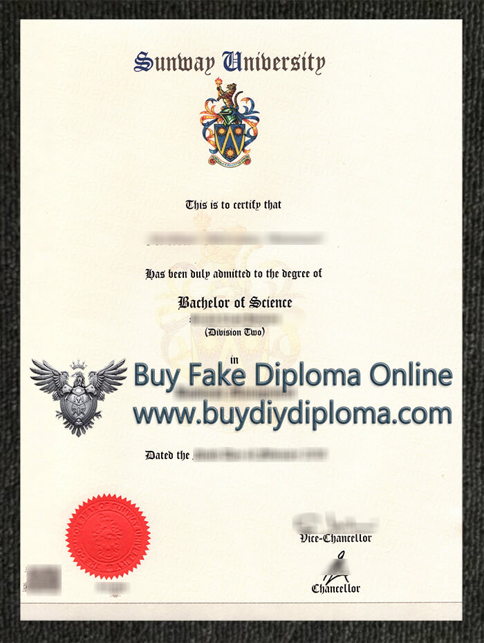 Sunway University Bachelor of Science Qualification