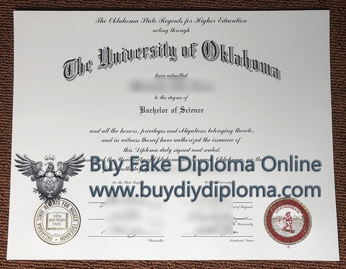 University of Oklahoma Novelty Credentials