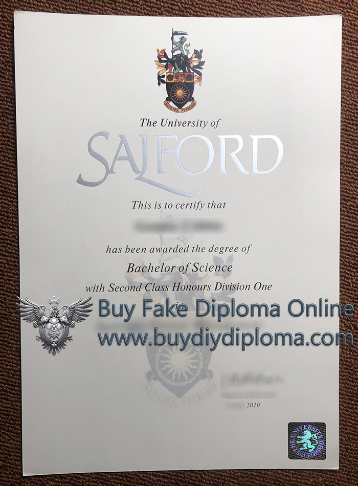 University of Salford Bachelor of Science Qualification