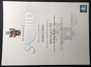 University of Salford Bachelor of Science Qualification