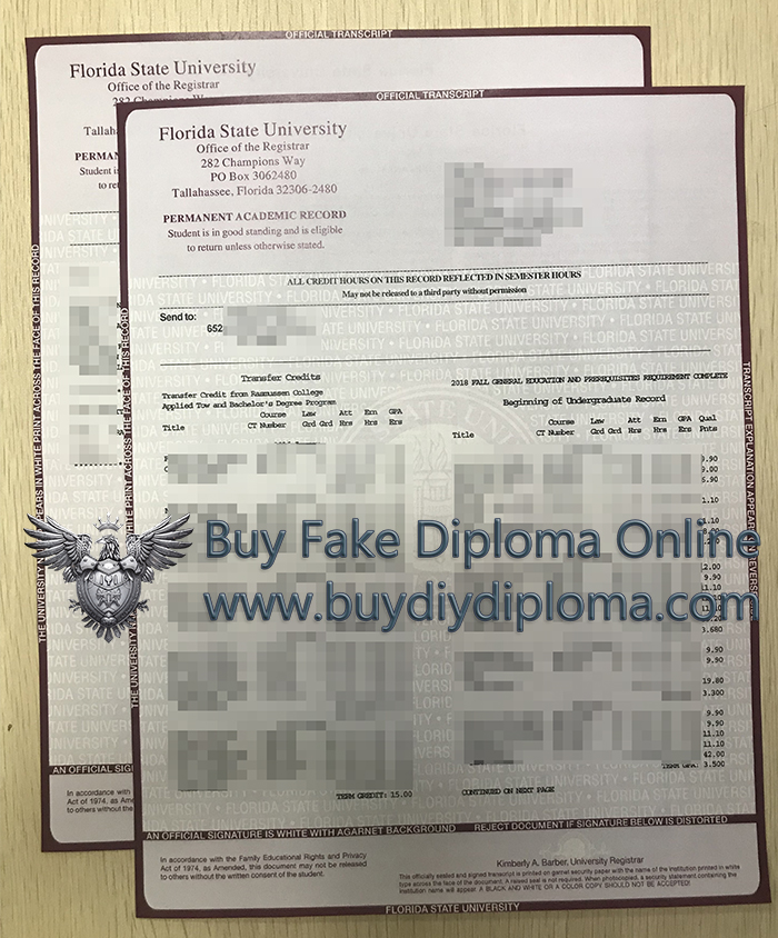 FSU Academic record FSU Academic record