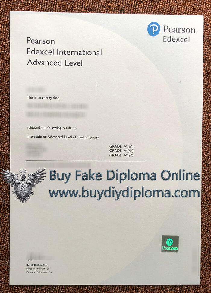 Pearson Edexcel IAL Credentials