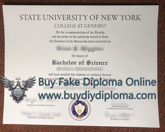 SUNY Geneseo Credentials