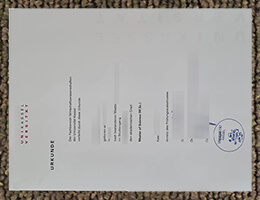 Universität Kassel Urkunde