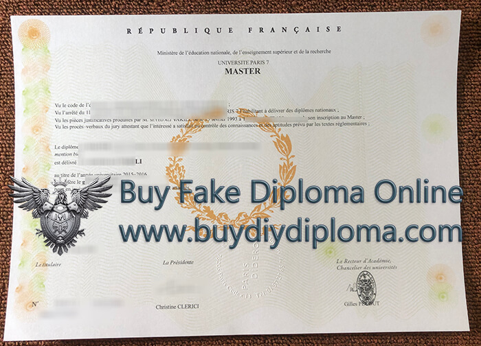 University of Paris 7 Credentials University of Paris 7 Credentials