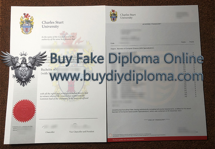 Charles Sturt University Qualification with Academic record