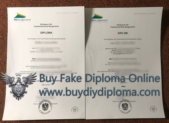 FH Burgenland Diplom FH Burgenland diplom