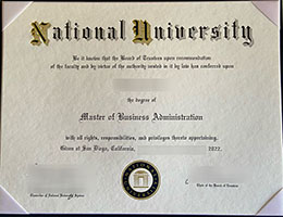 National University (California) Credentials