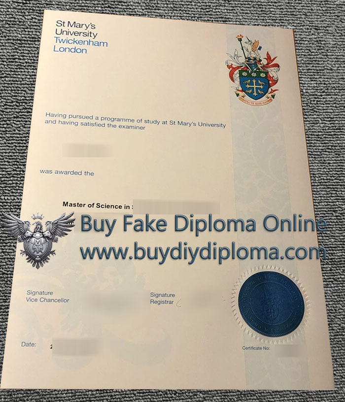 St Mary's University, Twickenham Qualification