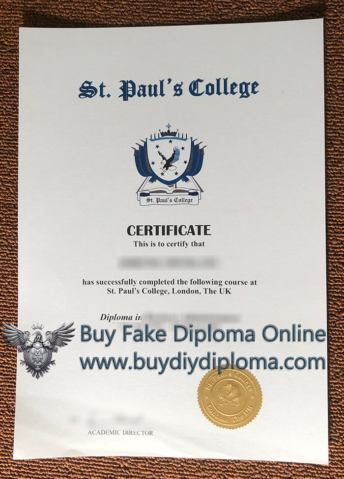 St. Paul's College Credentials