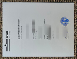 University of Münster Credentials, WWU Urkunde