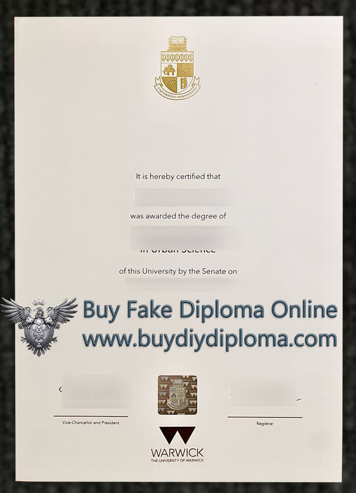 University of Warwick Doctor of Philosophy Qualification