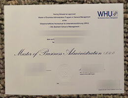 WHU – Otto Beisheim School of Management Credentials