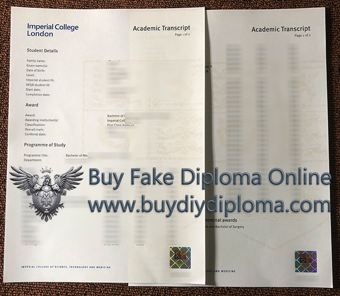 Imperial College London Academic record Imperial College London Academic record