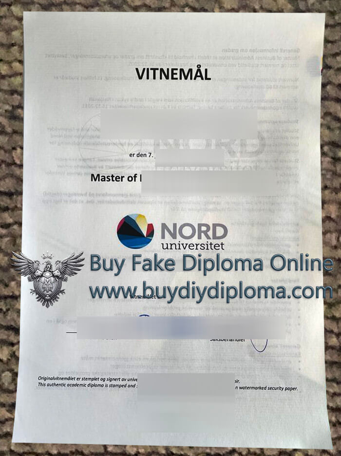 Nord University Credentials