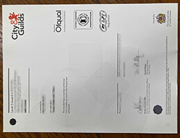 City & Guilds Level 3 NVQ Credentials
