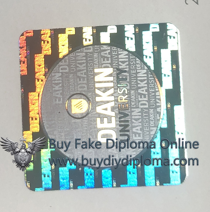 Deakin University Qualification Hologram