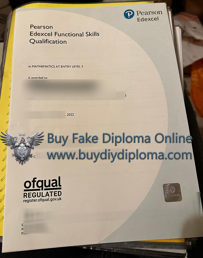 Edexcel FSQ Level 3 Mathematics Credentials