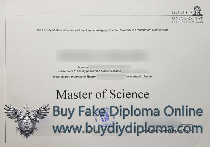 Goethe University Frankfurt master Qualification