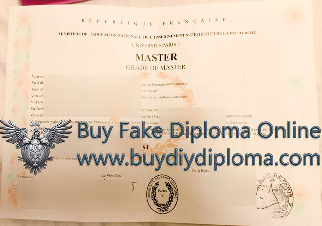 Université Paris 4 Master Qualification
