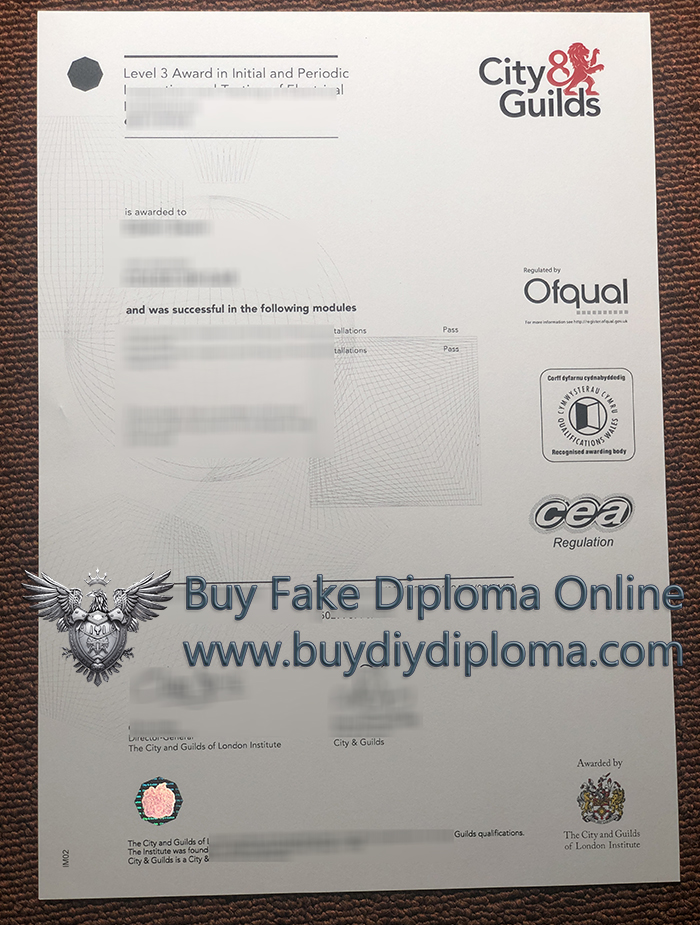 2023 City Guilds level 3 Award Credentials