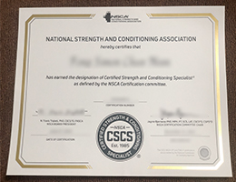 NSCA CSCS Credentials