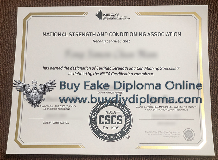 NSCA CSCS Credentials