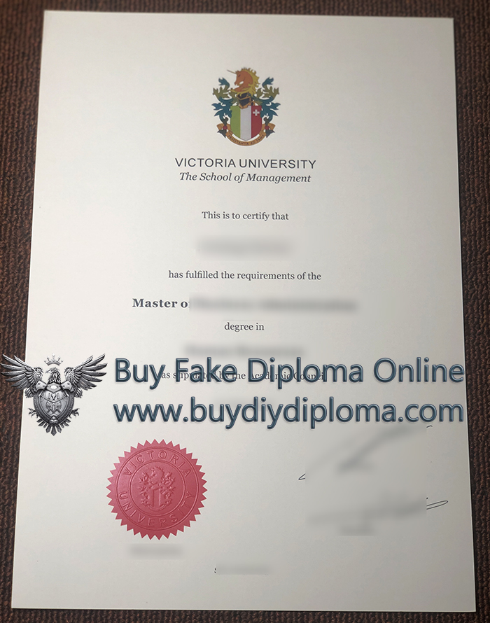 Victoria University School of Management Qualification