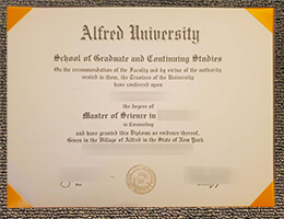 Alfred University Credentials Credentials