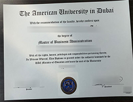 American University in Dubai Credentials Credentials