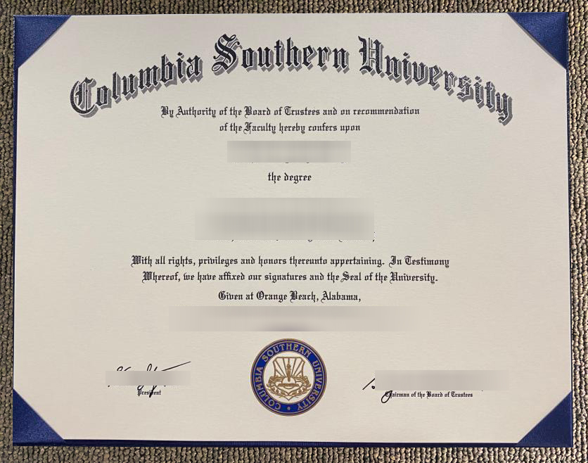 Columbia Southern University Credentials Credentials