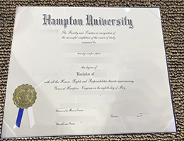 Hampton University Credentials