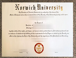 Norwich University Credentials