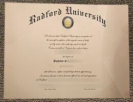 Radford University Credentials Credentials