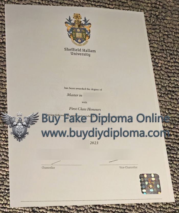 Sheffield Hallam University Qualification 2023