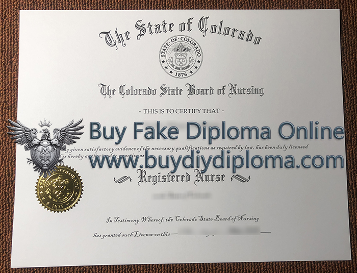 Colorado State Board of Nursing Credentials in Registered Nurse
