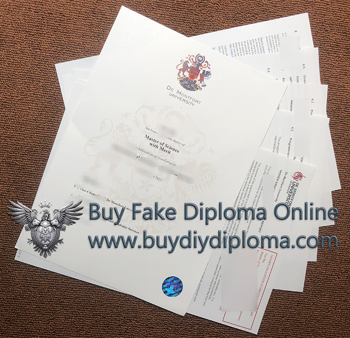 DMU Master of Science Qualification with Academic record