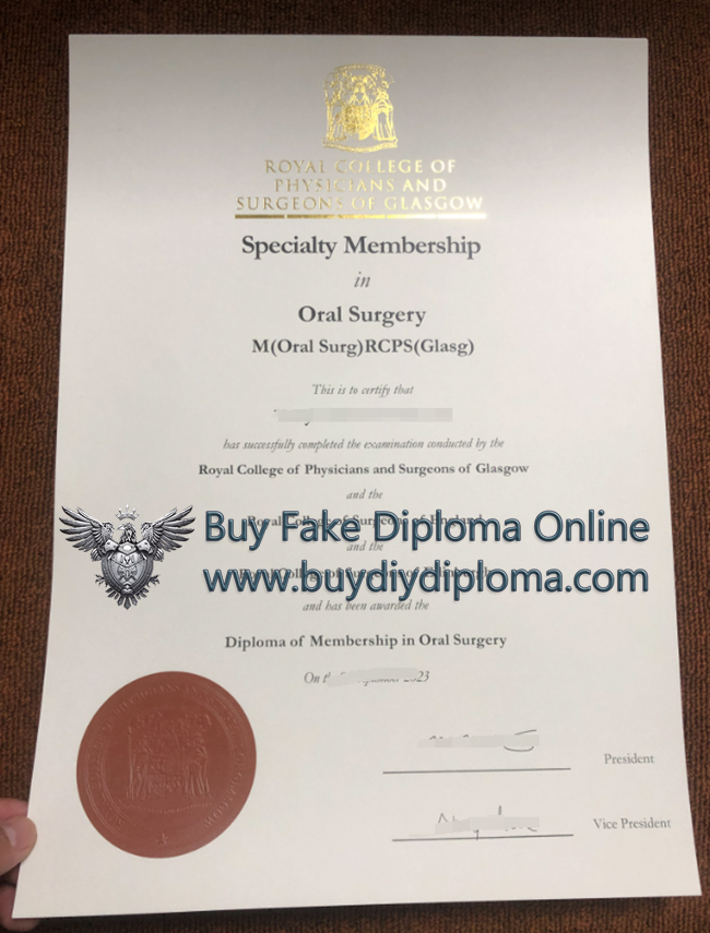 RCPSG SPECIALTY Membership of Orthodontics Credentials