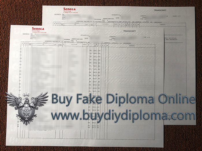 Seneca College Academic record