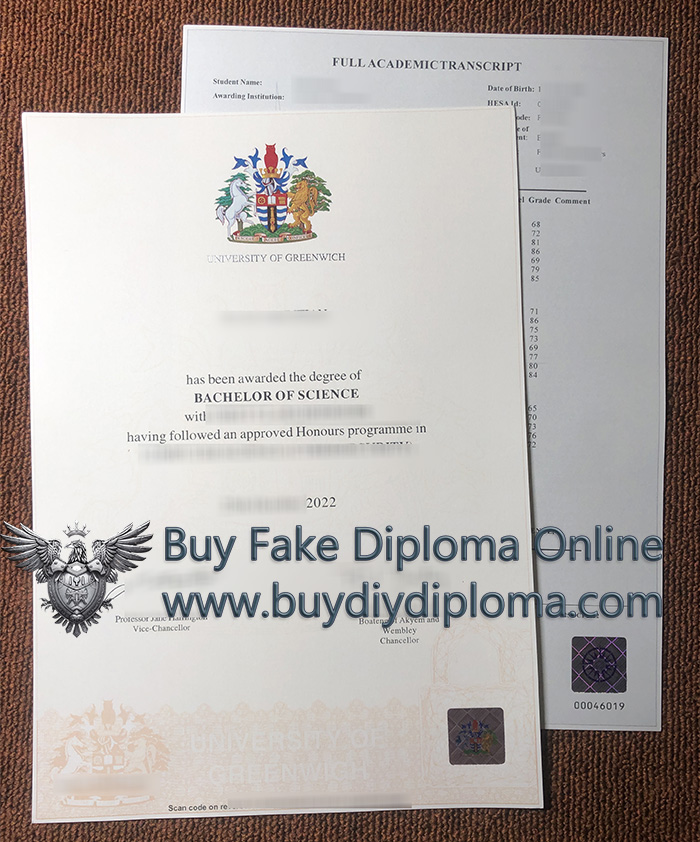 University of Greenwich Qualification with Academic record